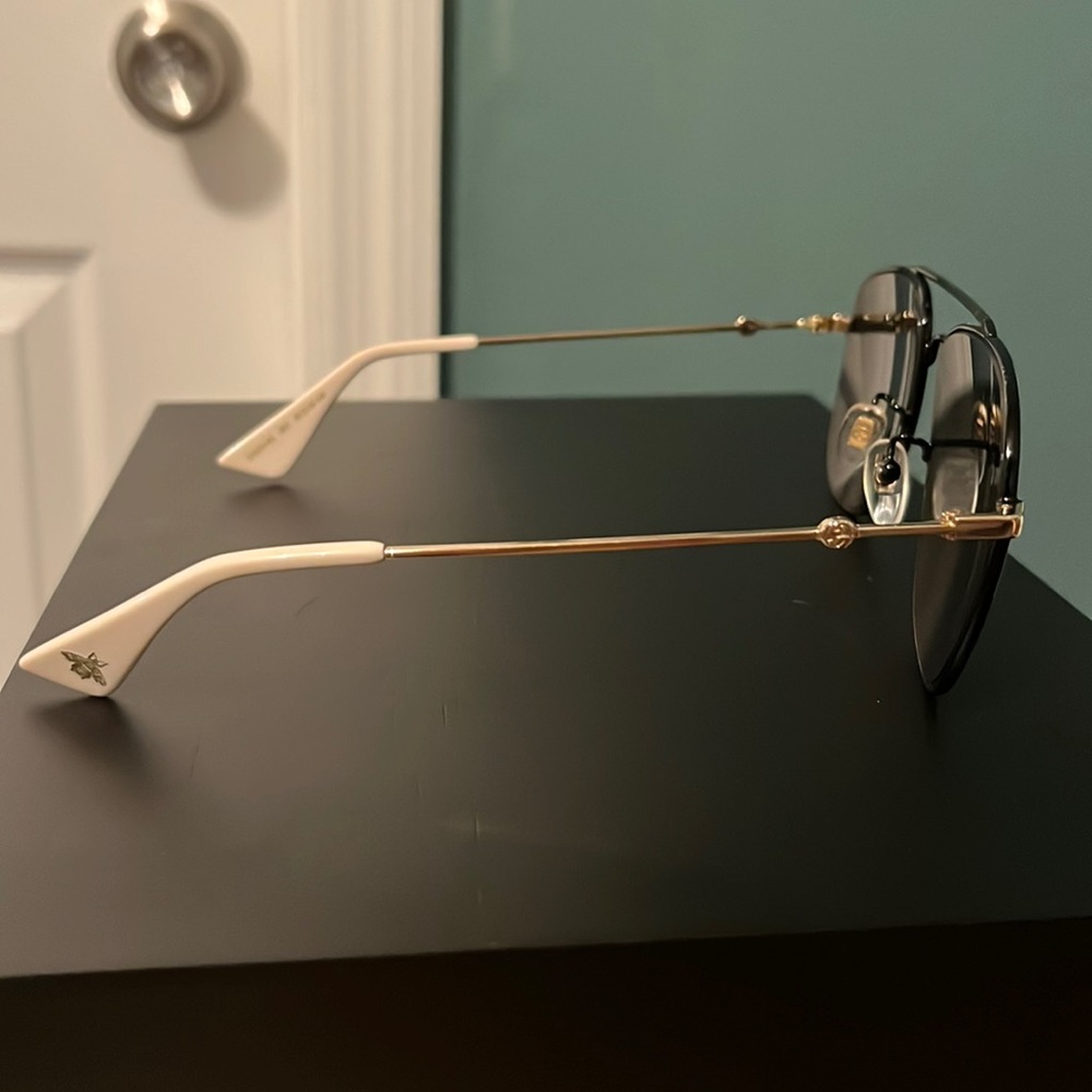 Gucci Men’s Aviator Sunglasses GG0514S 001 - Picture 6 of 7